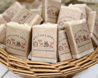 Unique Baby Shower Soap Favors for Guests, Fall Baby Shower Favors, Woodland Animals Favors, Bulk Soap Favors for Party, Personalized Soap
