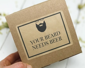 Beer Gifts for Dad, Funny Dad Gifts, Beer Lover Gifts for Men Who Have Everything, Beard Kit for Men, Fathers Day Gift from Wife, Dad Gifts