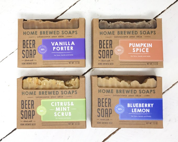 LIMITED EDITION Beer Gift Set, Beer Lover Gifts, Gifts for Men who have everything, Homemade Soap, Beer Soap, Gifts for Friends, Soap
