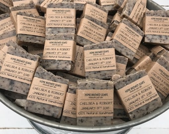 Coffee Lover Wedding Favors for Guests, Rustic Wedding Favor, Coffee Soap Favors for Wedding, Handmade Soap Favors, Wedding Soap Favors