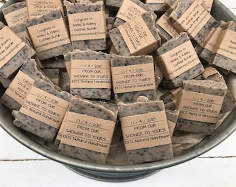 Coffee Favors for Shower, Bridal Shower Favors for Coffee Lovers, Rustic Favor for Shower, Rustic Bridal Shower Soap Favors, Coffee Soap