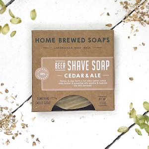 Shaving, Shaving Soap, Mens Soap, Boyfriend Gift, Gift for Men, Beer Soap, Shave Soap, Bar Soap for Shaving, Gifts for Him, Natural Soap