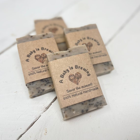Baby is Brewing Coffee Favors, Rustic Baby Shower Soap Favors, Coffee Lover Baby Shower Favors, Personalized Favors for Baby Shower