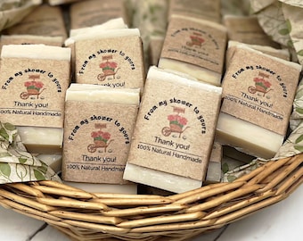 Mini Soaps Favors, Garden Shower Favors, Bridal Shower Favors, Shower Favors Tea Soap, Garden Theme, Soap Favors for Bridal Shower, Guest