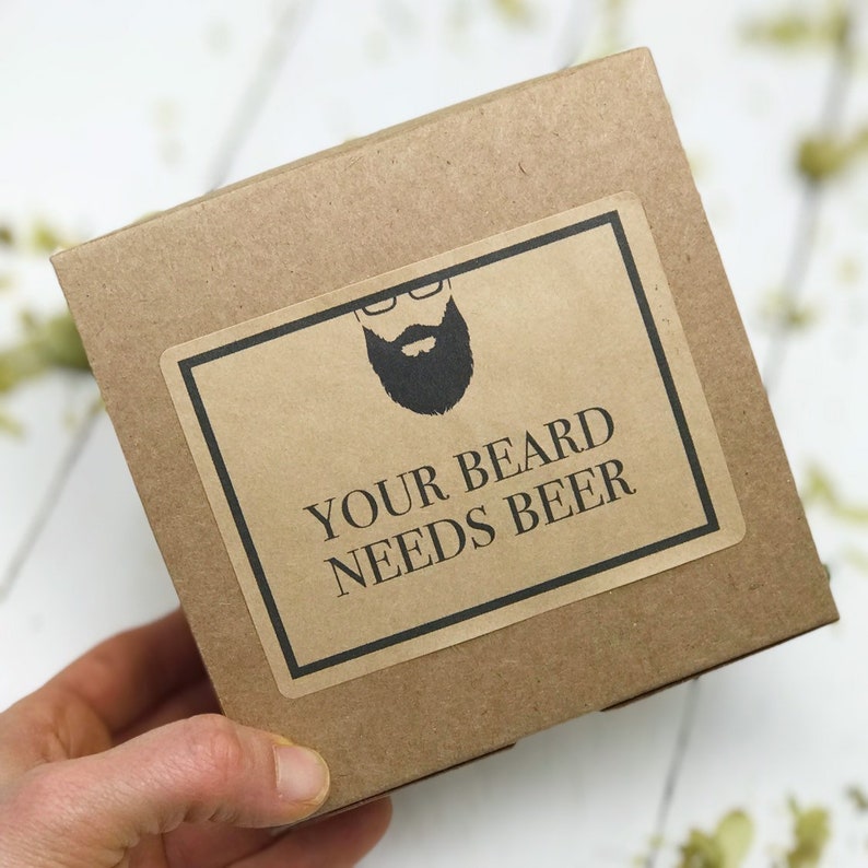 Beer Gift, Gifts for Dad, Gifts for Him, Unique Gifts for Men, Beard Kit, Beer Lover Gifts, Beard Soap, Beard Oil, Beer Soap, Bar Soap Gift image 2