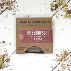 Homemade Soap for Beards, Beard Care, Beard Wash, Beard Soap Bar, Beard Gift, All Natural Soap for Men, Beer Soap, Man Soap, Beer Lover Gift