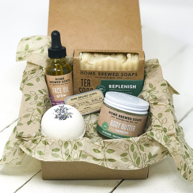 Self Care Gift for Her Spa Gift Set Self Care Gift Box Self Etsy
