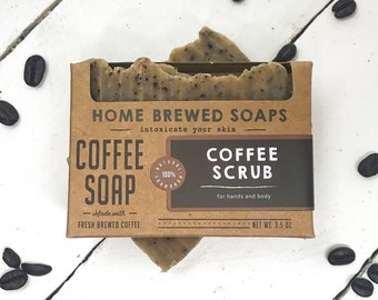 Coffee Soap, Coffee Lover Craft Soap, Coffee Gift, Homemade Soap, Vegan Soap, Gift For Her, Coffee Lover Gift, Coffee Skin Care, Coffee Soap