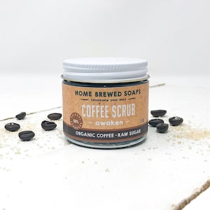 Coffee Body Scrub, Coffee Sugar Scrub for Body, Coffee Gift for Mom, Coffee Lovers Gift, Natural Coffee Scrub, Sugar Coffee Scrub for Women