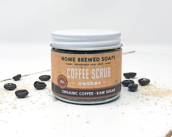 Exfoliante corporal de café, Exfoliante de azúcar de café para el cuerpo, Regalo de café para mamá, Regalo para amantes del café, Exfoliante de café natural, Exfoliante de café con azúcar para mujeres