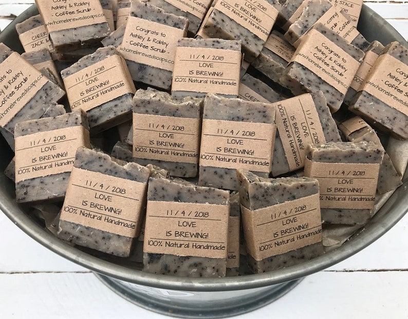 Coffee Soap Wedding Favors Love Is Brewing Soap Favors Etsy Coffee Soap Soap Wedding Favors Soap Favors