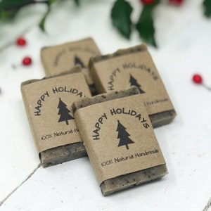 Coffee Gift for Christmas, Soap Favors, Holiday Gifts for Guests, Coffee Favors for Party, Soap Gift, Guest Soap, Christmas Gifts, Homemade