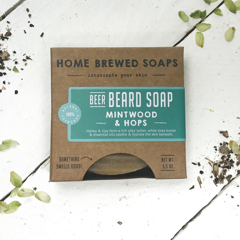 Beer Gift, Gifts for Dad, Gifts for Him, Unique Gifts for Men, Beard Kit, Beer Lover Gifts, Beard Soap, Beard Oil, Beer Soap, Bar Soap Gift image 5