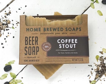 Homemade Soap, Made in USA, Vegan Soap, Coffee Soap, Beer Soap, Unscented Soap, Soaps Body, Manly Soap, Soap for Men, Dad Gift, Beer Lover