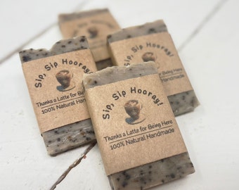 Artisan Coffee Favors, Mini Guest Soap Favors, Handcrafted Shower Favors, Unique Soap Favors, Baby Shower Favors, Rustic Wedding Charm Soap