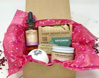 Valentines Gifts for Her, Replenish, Self Care Gift Box, Self Love Gift for Women, Bath Gift for Her, Bath Gift, Valentines Gifts for Girls