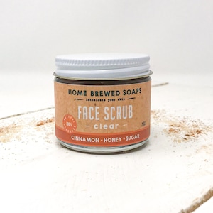 Natural Face Scrub, Sugar Scrub for Face, Exfoliating Scrub, Sugar Scrub for Lips, Acne Face Scrub, Acne Face Wash, Sugar Scrub for Acne