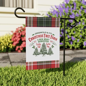 Griswold Weihnachtsbaum Farm Garten & Haus Banner, National Lampoon's Weihnachtsferien, Weihnachtsflagge, Weihnachtsdekoration