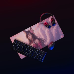 Ahri League of Legends Gaming Mouse Desk Mat