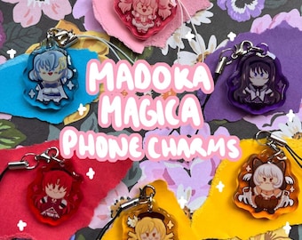 Madoka Magica Phone Charms