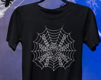 Tarantula Spider T-Shirt, Unisex Tee for Spider Lovers, Funny Arachnid Gift, Pet Tarantula Shirt, Halloween & Goth Style