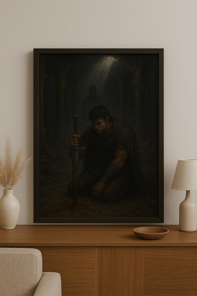 Guts Berserk Poster: Dark Fantasy Anime Wall Art (digital Download). - Etsy