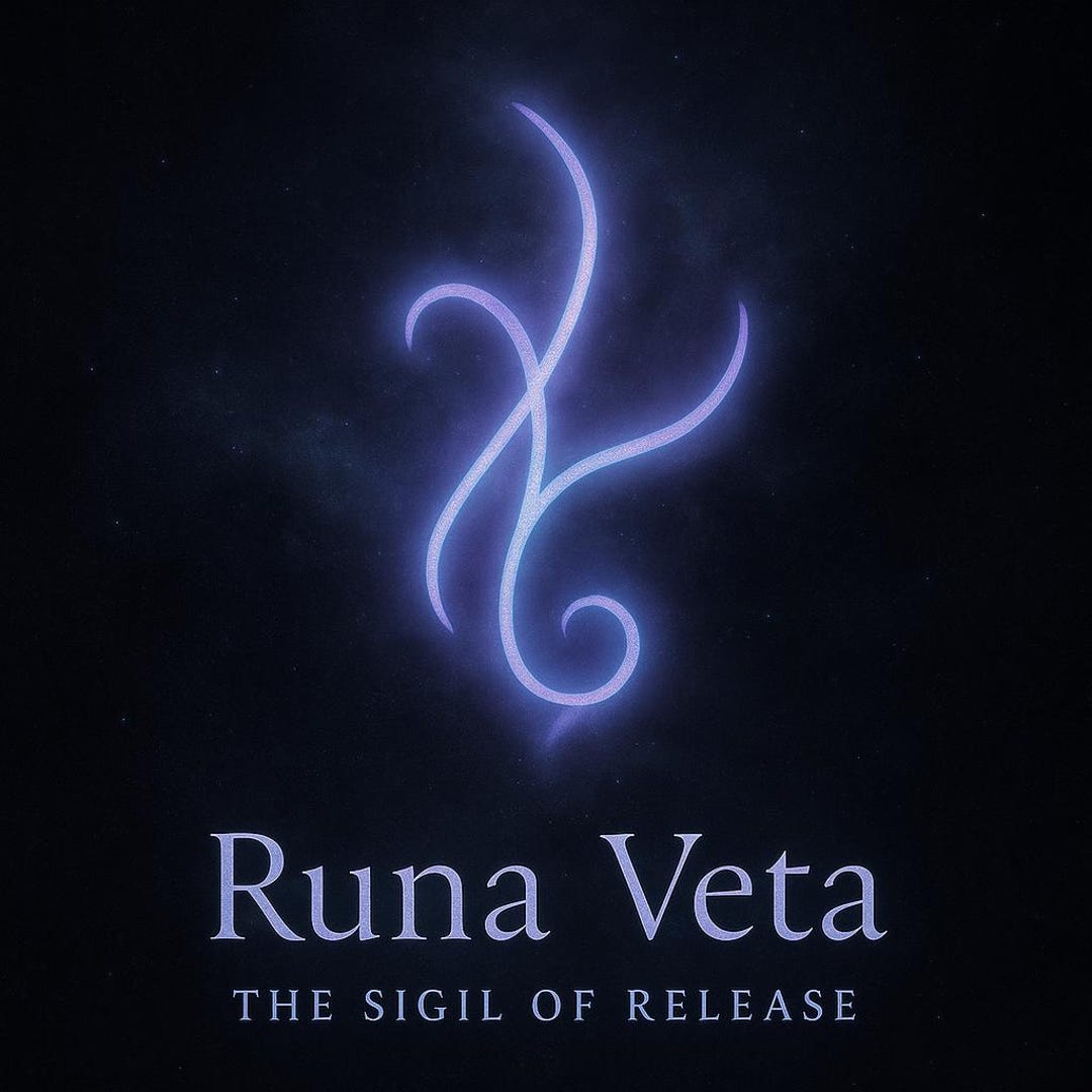 Cleanse Rune Sigil of Release Art – Emotional Cleansing Spiritual Rune (digital ...