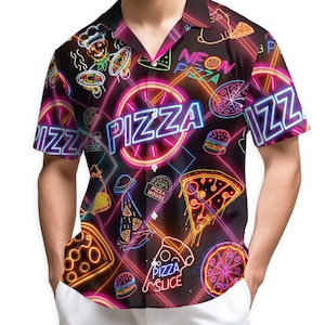 pizza dress shirt Pepperoni Pizza Pattern Pizza A-Line Dress by evannave