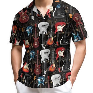 rock band dress shirts Rock Band Mens Button Down Shirts