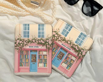 Kindle/Kobo Hülle: Rosa E-Reader Hülle mit Handschlaufe, Kindle Paperwhite Hülle, Kindle Scribe Hülle, Kindle Colorsoft Hülle