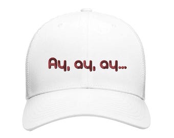 La Reina del Flow Fan Cap “Ay, ay, ay…” | Embroidered Baseball Hat