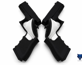 Meta Quest 3 Controller Grip Accessory | VR Pistol Grip for Quest 3S | WolfMotion Fang Grip | Single or Pair