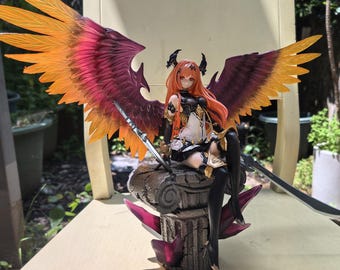 26-36cm Rage of Bahamut Dark Angel Olivia 1/8 Anime girl figurine