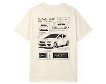 Subaru WRX Rally King T-Shirt | Illustrated Car Diagram Tee