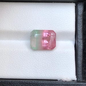5 Carat Bicolor Tourmaline Gemstone: Afghanistan Origin, Ring/Pendant