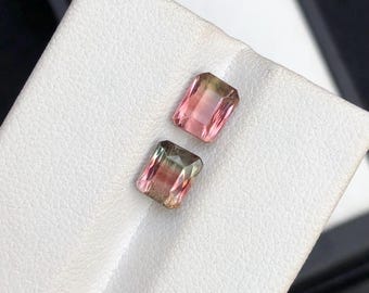 2.40 Carats- Natural Bicolor-Tourmaline from Afghanistan