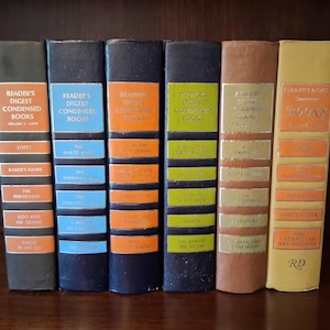 Vintage Reader&#39;s Digest Books 1970&#39;s Vintage Home Decor Lot of 6
