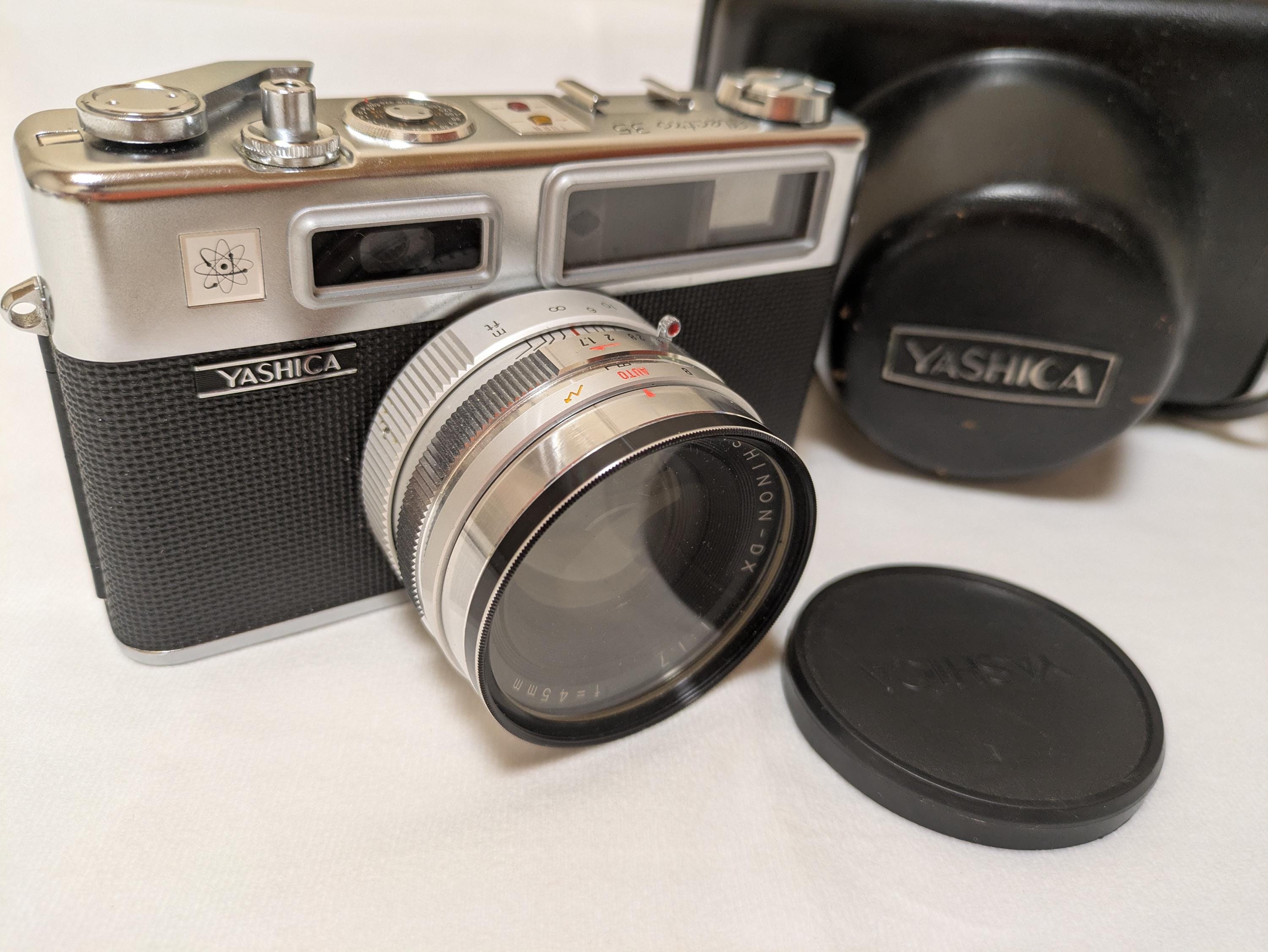 YASHICA ELECTRO35 MC カバーつき Amazon.com : OTOTEC 2pcs 55mm Lens Cap 55mm Side Pinch Lens