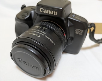 Cámara réflex Canon EOS 750QD de 35 mm con objetivo Canon EF 35-70 mm f/3,5-4,5 A (probada y en funcionamiento): se encontró un hongo.