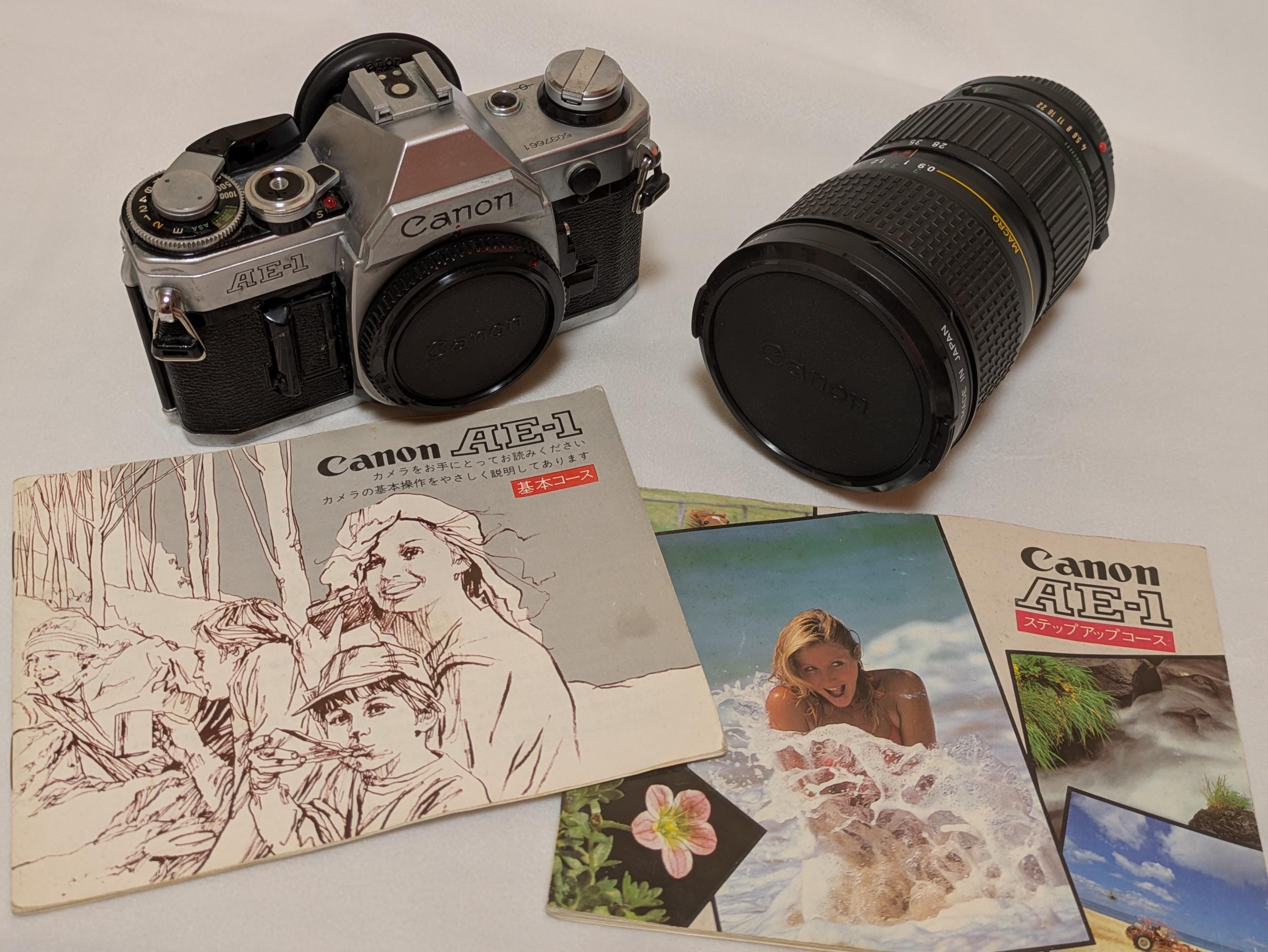 Canon AE-1 セット Amazon.com : Canon AE-1 Program 35mm SLR Film Camera Kit