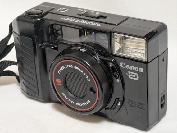 Canon AF35M II Autoboy 2 Quartz Date 35mm Film Camera Point & Shot Full Working Condition