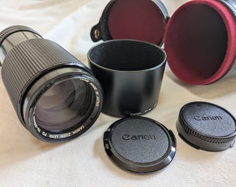 Professional CANON FD Lens Collection With Various Focal Lengths