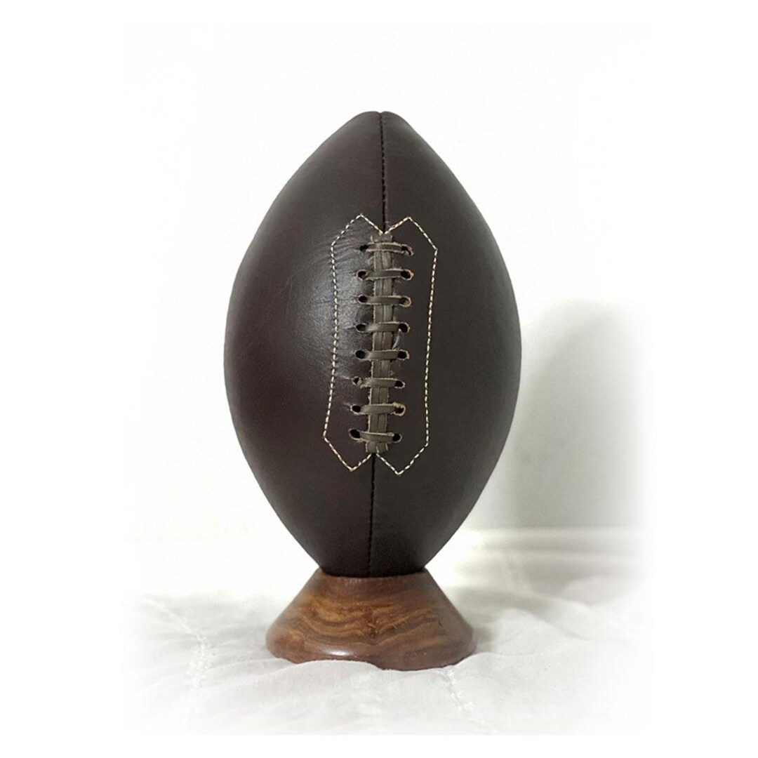 Hand Made Rugby Handmade Vintage Leather Rugby Ball: 1900s Style Sports Decor - Etsy