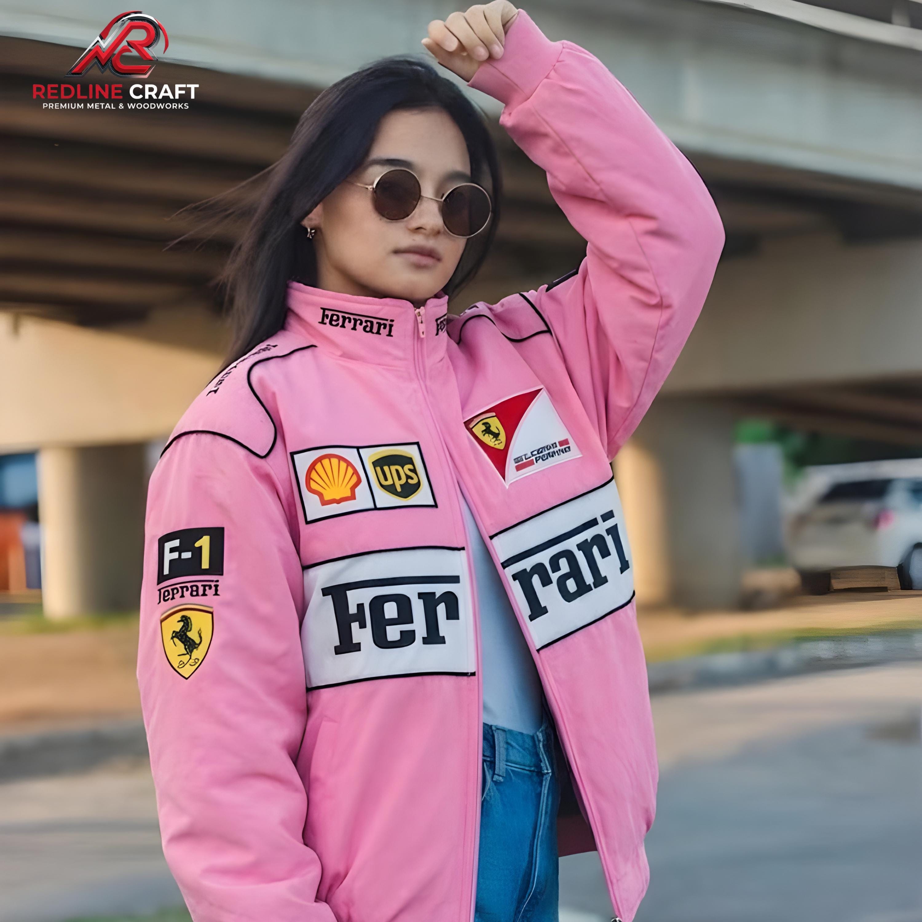 Pink racing jacket - Etsy 日本