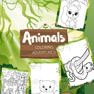 Animals. Coloring Adventures!