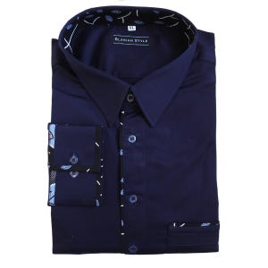 Men&#39;s chic cotton shirt with wax details – Ethical and elegant fashion made in France | Blasian Style