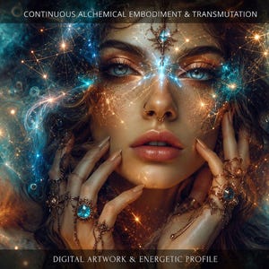 Continuous Alchemical Embodiment & Transmutation Charged Digital Artwork