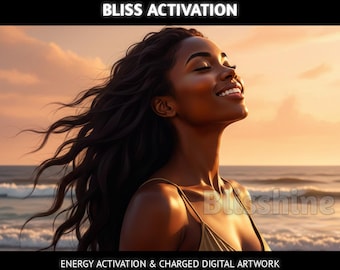 Bliss Energetic Charged Digital Artwork