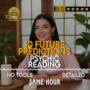 Same Hour Psychic Reading: 10 Future Predictions - Soulmate & Career