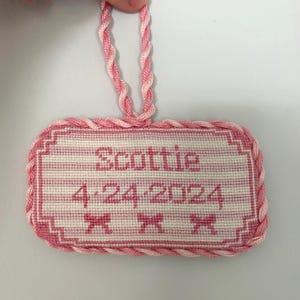 Baby's First Christmas Needlepoint Canvas image 2
